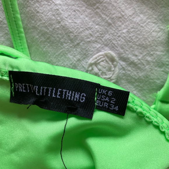 NWOT pretty little thing neon green bikini - Picture 5 of 5